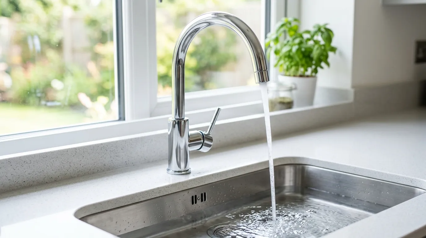 Local Plumbing Master Pros same day plumber fixing a faucet in Mesa, AZ
